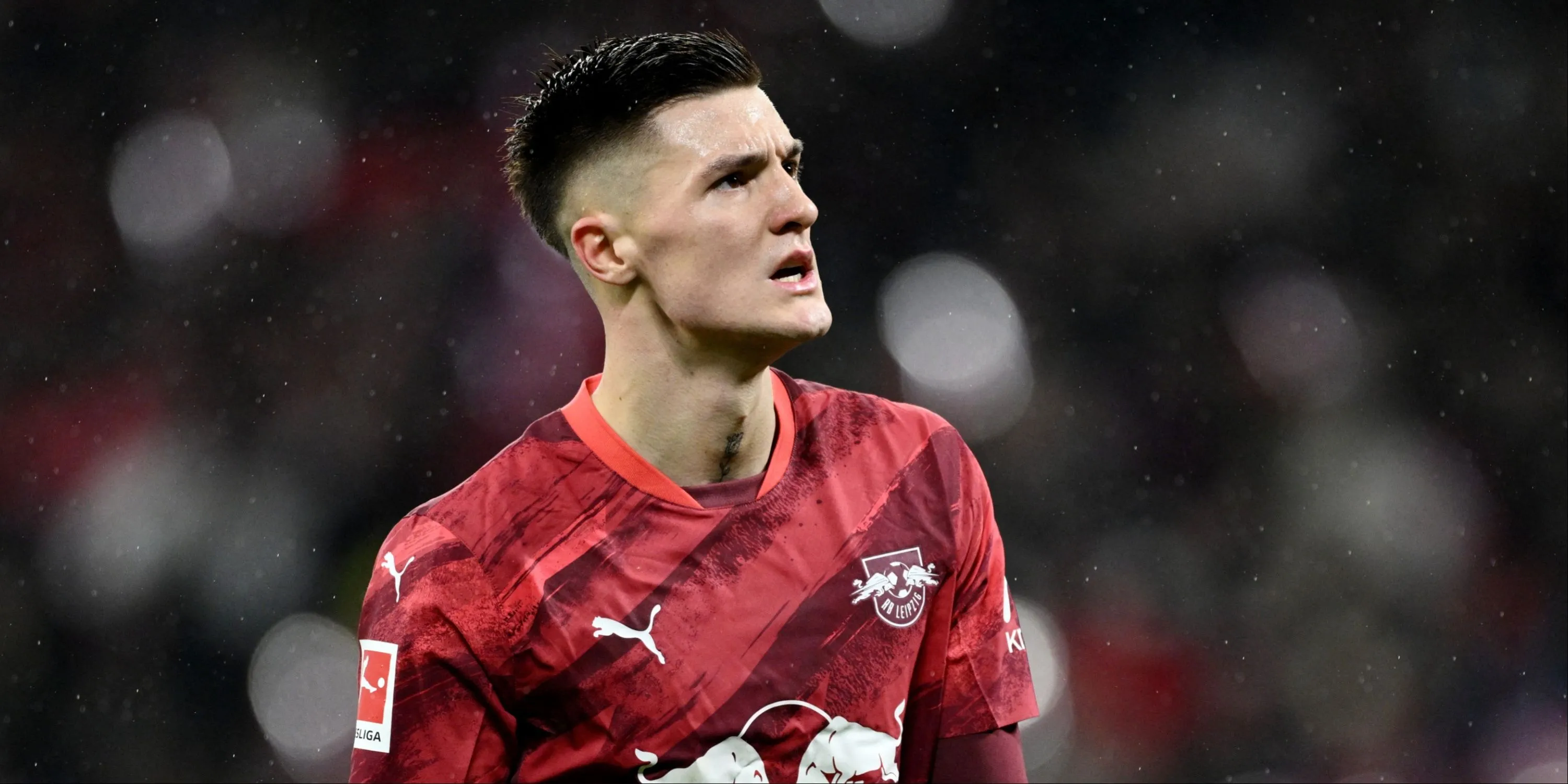 Benjamin Šeško trong màu áo RB Leipzig tại Bundesliga