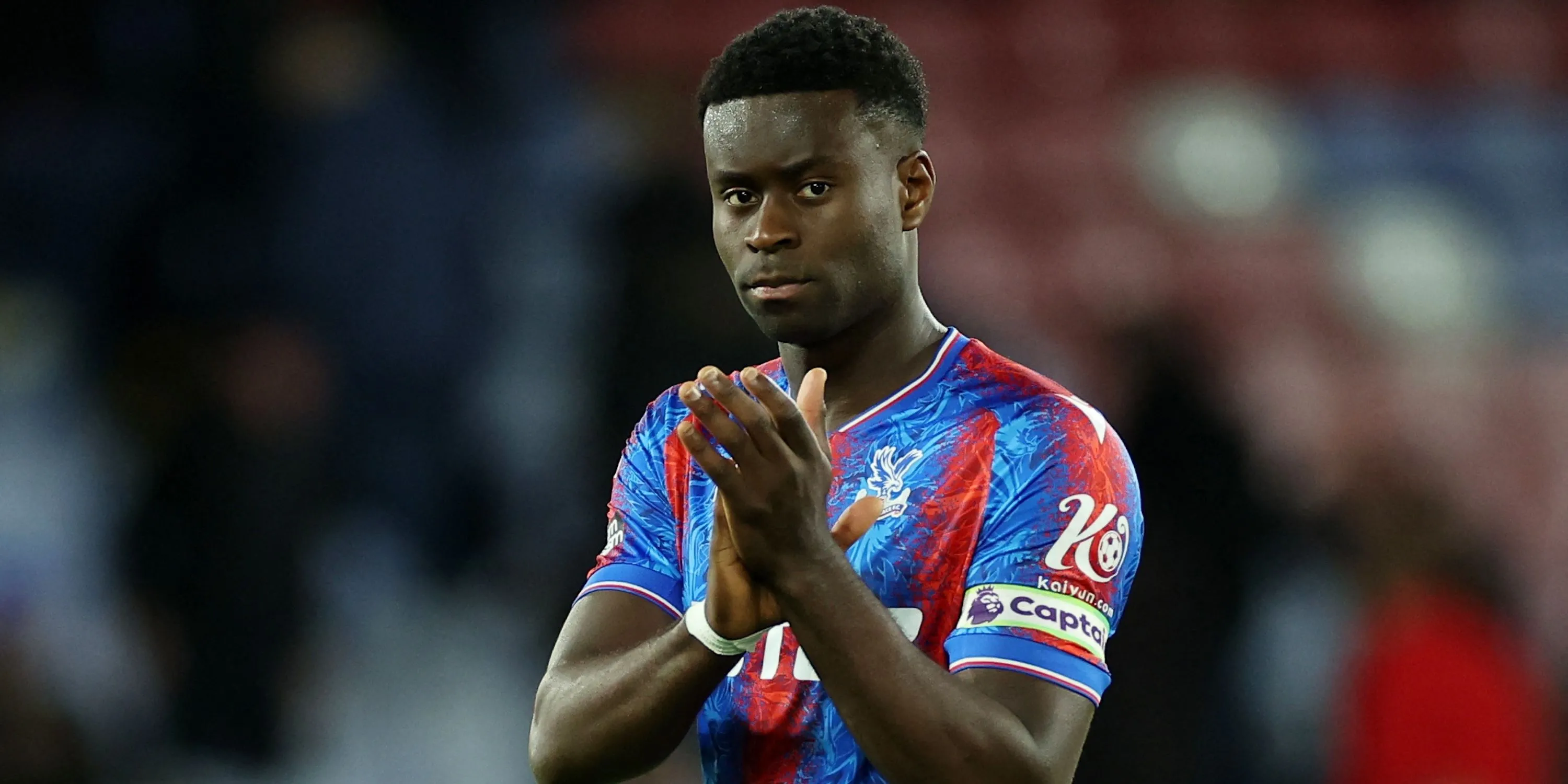 Marc Guehi trong màu áo Crystal Palace sau một trận đấu thành công
