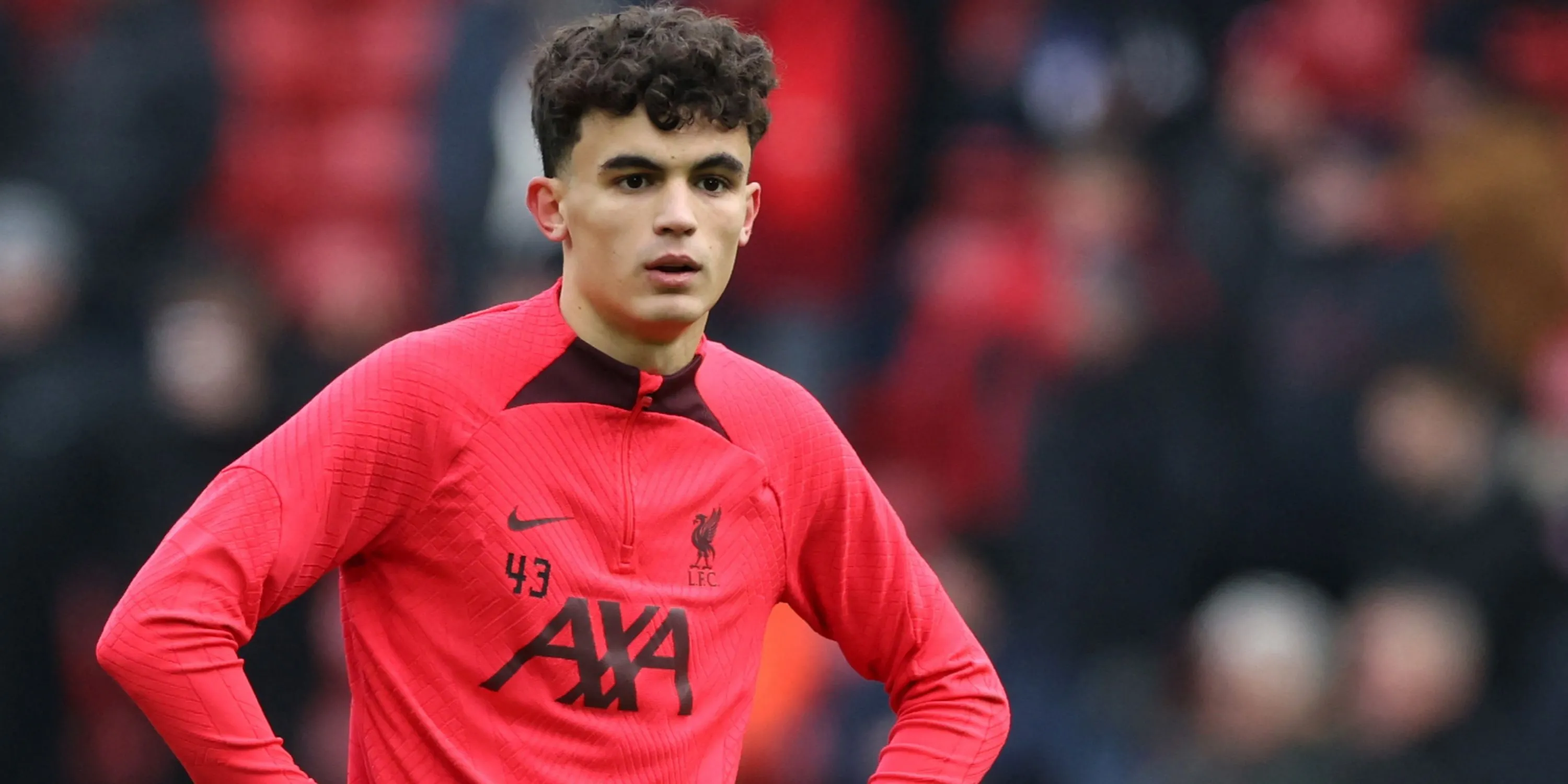 Tiền vệ Stefan Bajcetic của Liverpool - người có thể thay thế Trent Alexander-Arnold