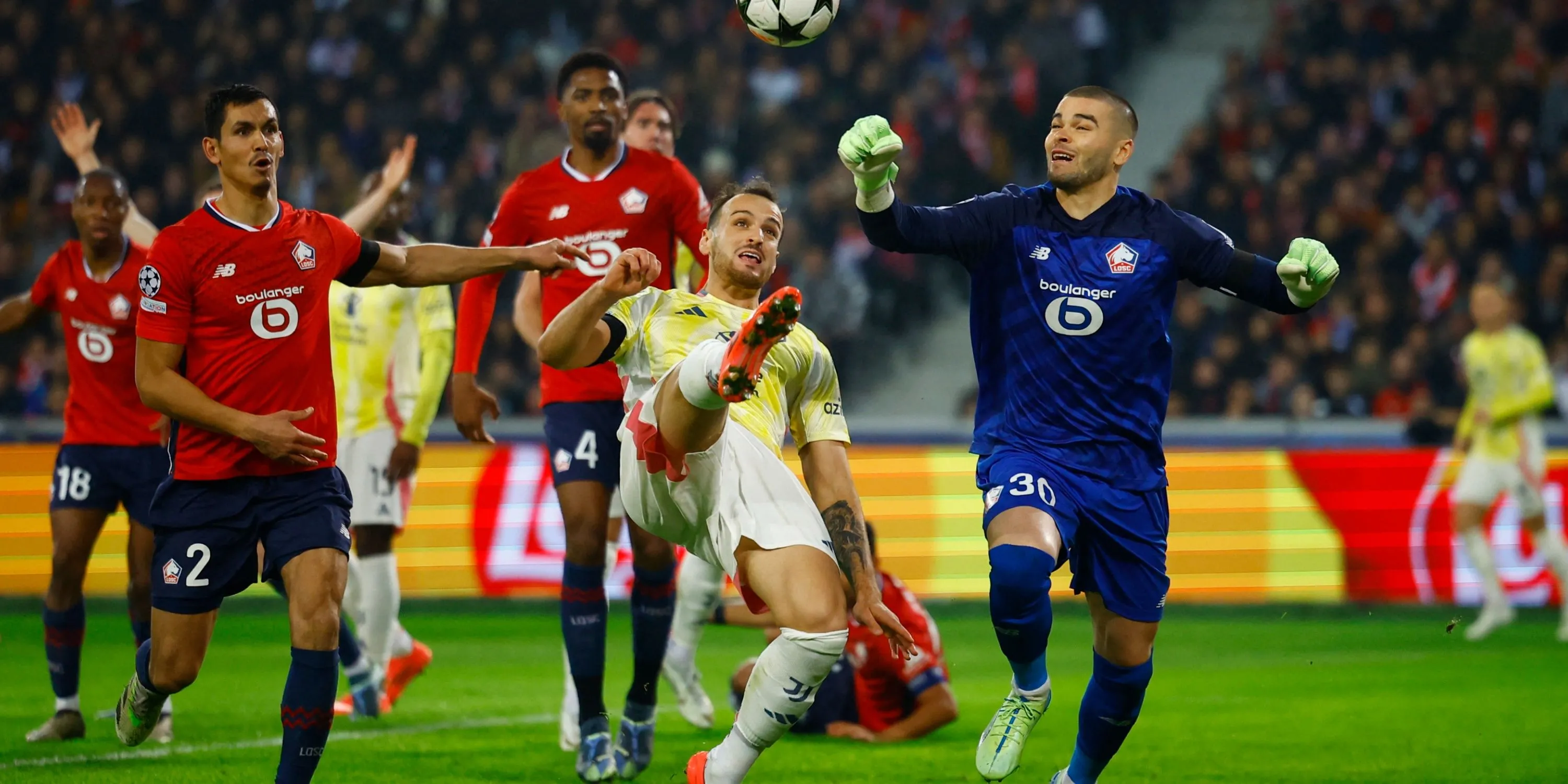 Thủ môn Lucas Chevalier của Lille, mục tiêu chuyển nhượng của Aston Villa