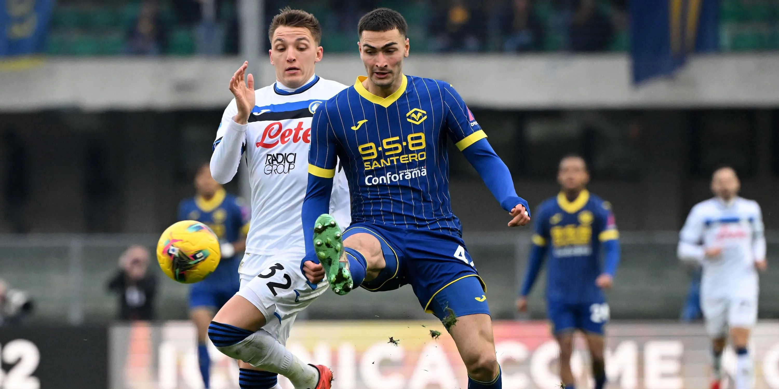 Trung vệ Diego Coppola của Hellas Verona, cầu thủ được Aston Villa quan tâm