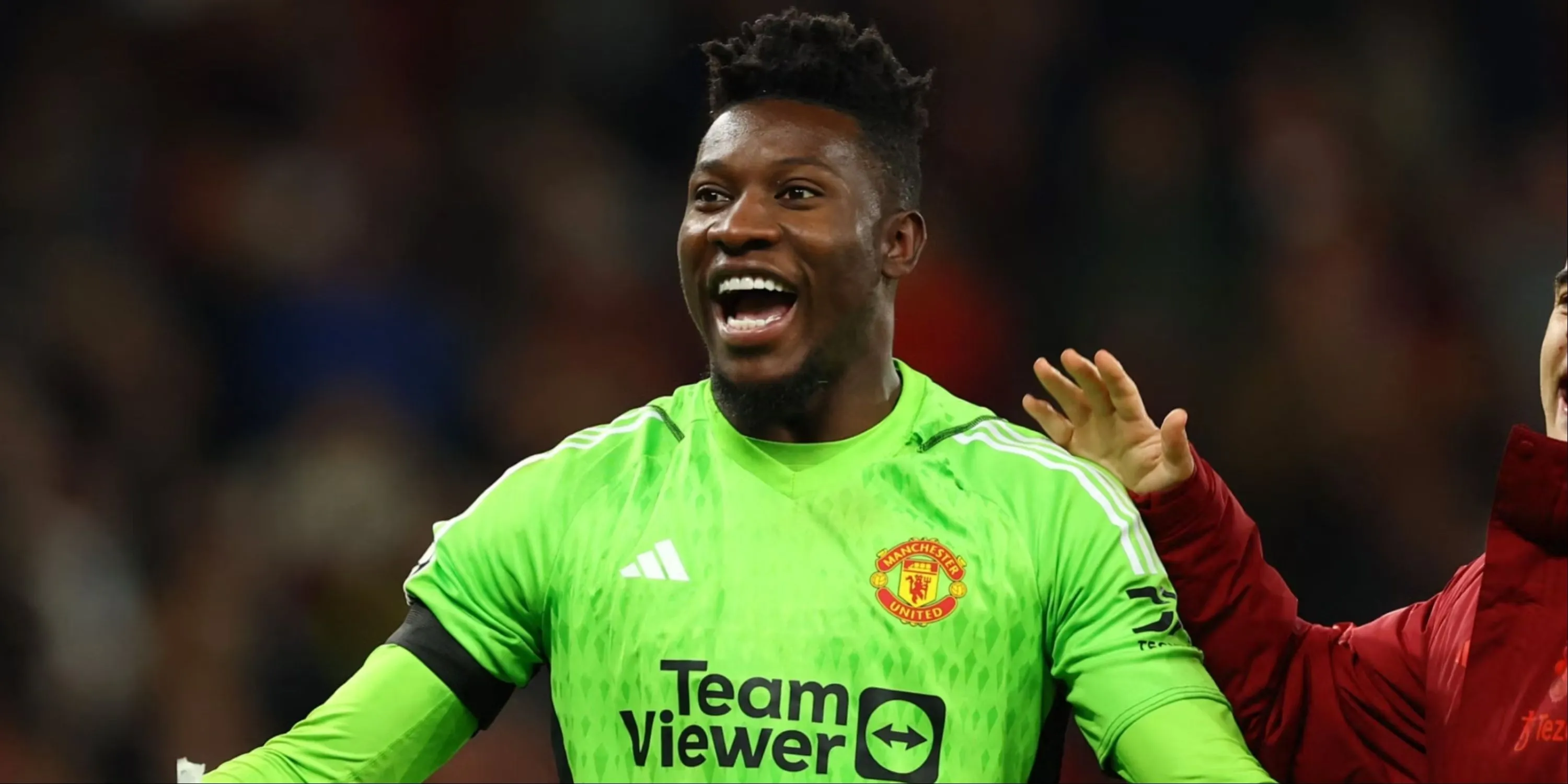 Andre Onana, thủ môn Manchester United, trong trận đấu