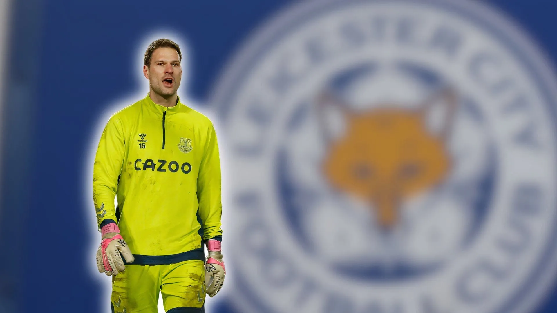 Asmir Begovic, thủ môn tự do đang được Leicester City đàm phán.