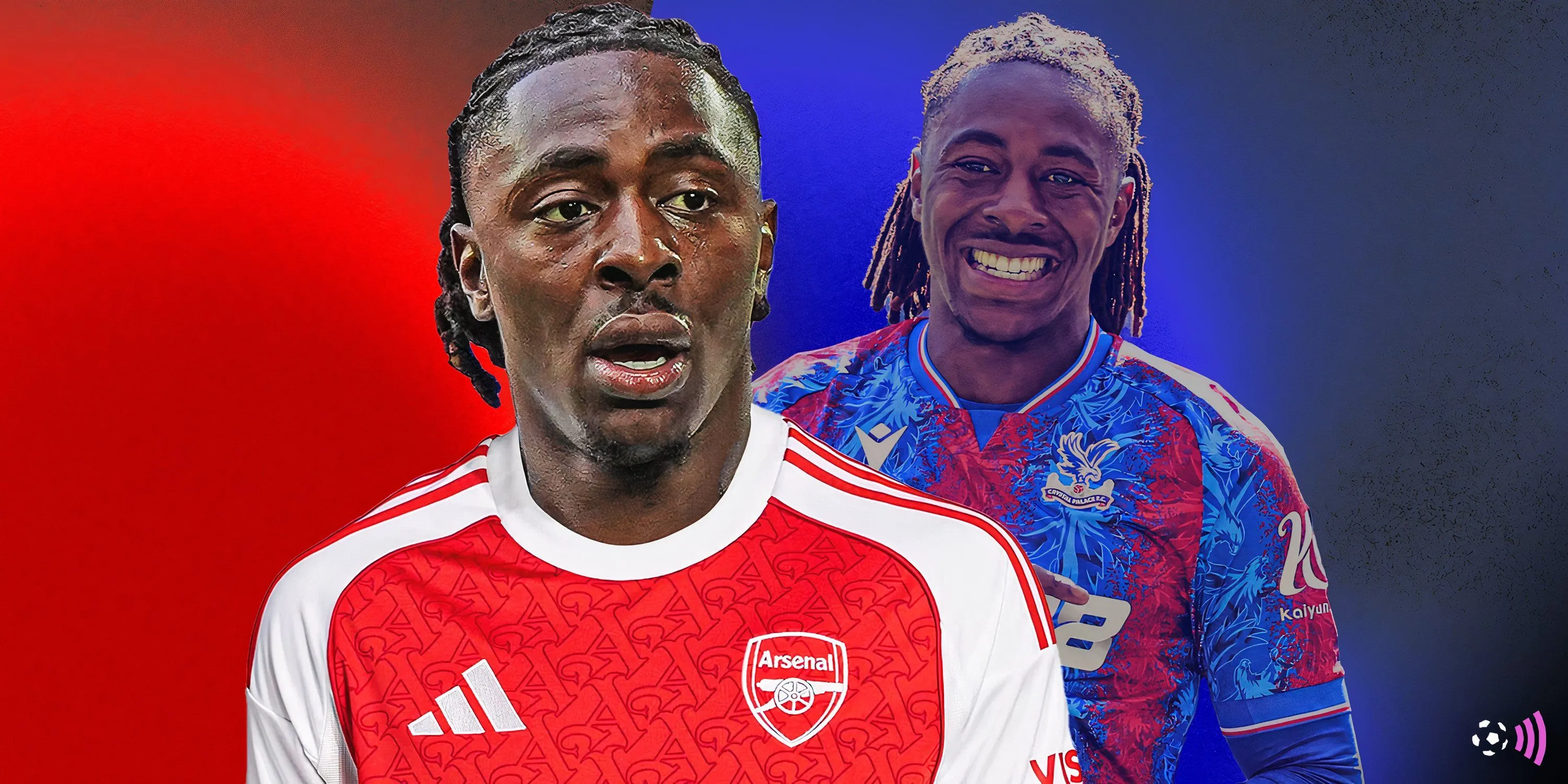 Eberechi Eze trong màu áo Crystal Palace, tiền vệ sáng tạo đang là mục tiêu hàng đầu của Arsenal Hè này