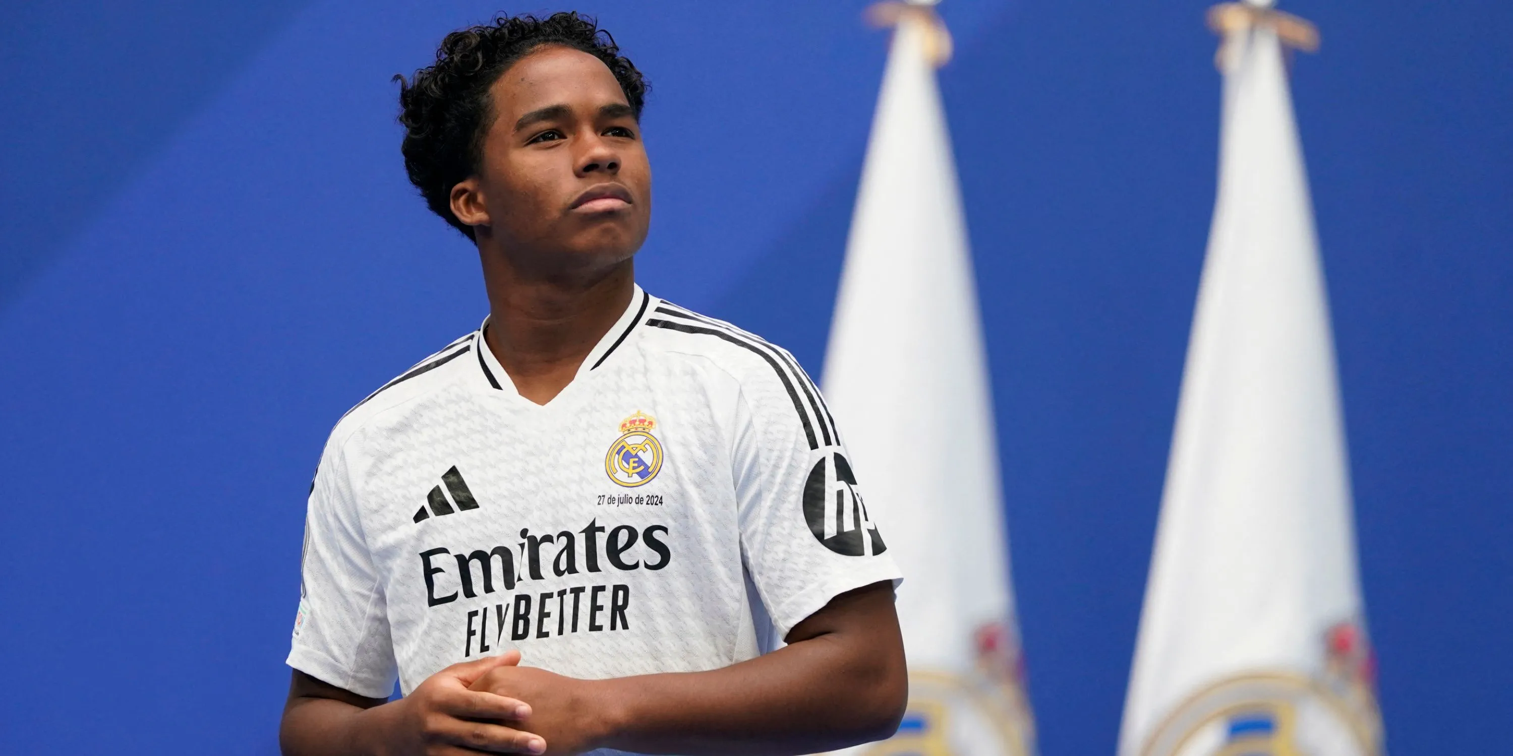 Endrick trong buổi ra mắt Real Madrid, ngôi sao trẻ Brazil đầy kỳ vọng