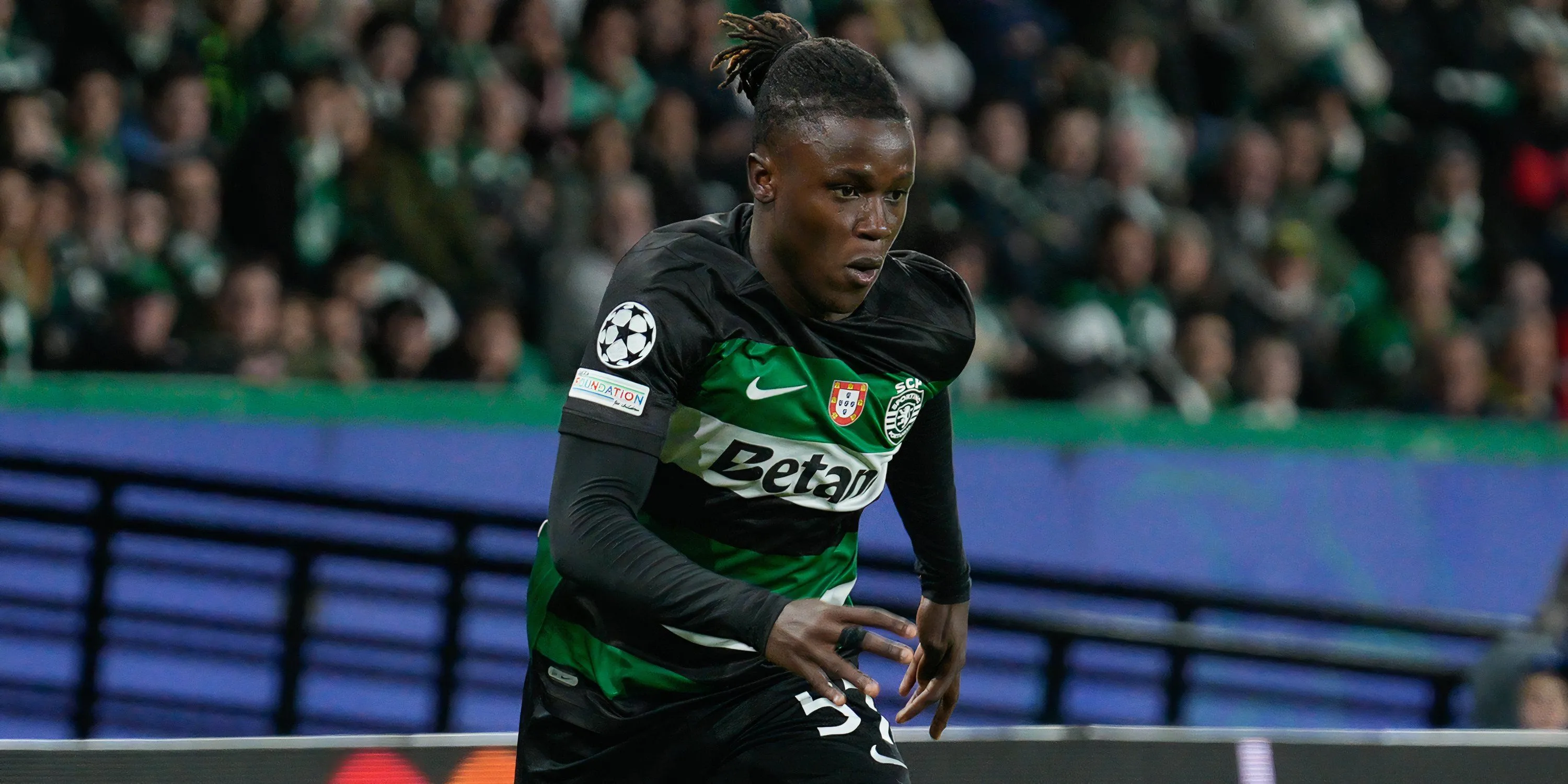 Geovany Quenda thi đấu cho Sporting với tiềm năng chuyển đến Chelsea