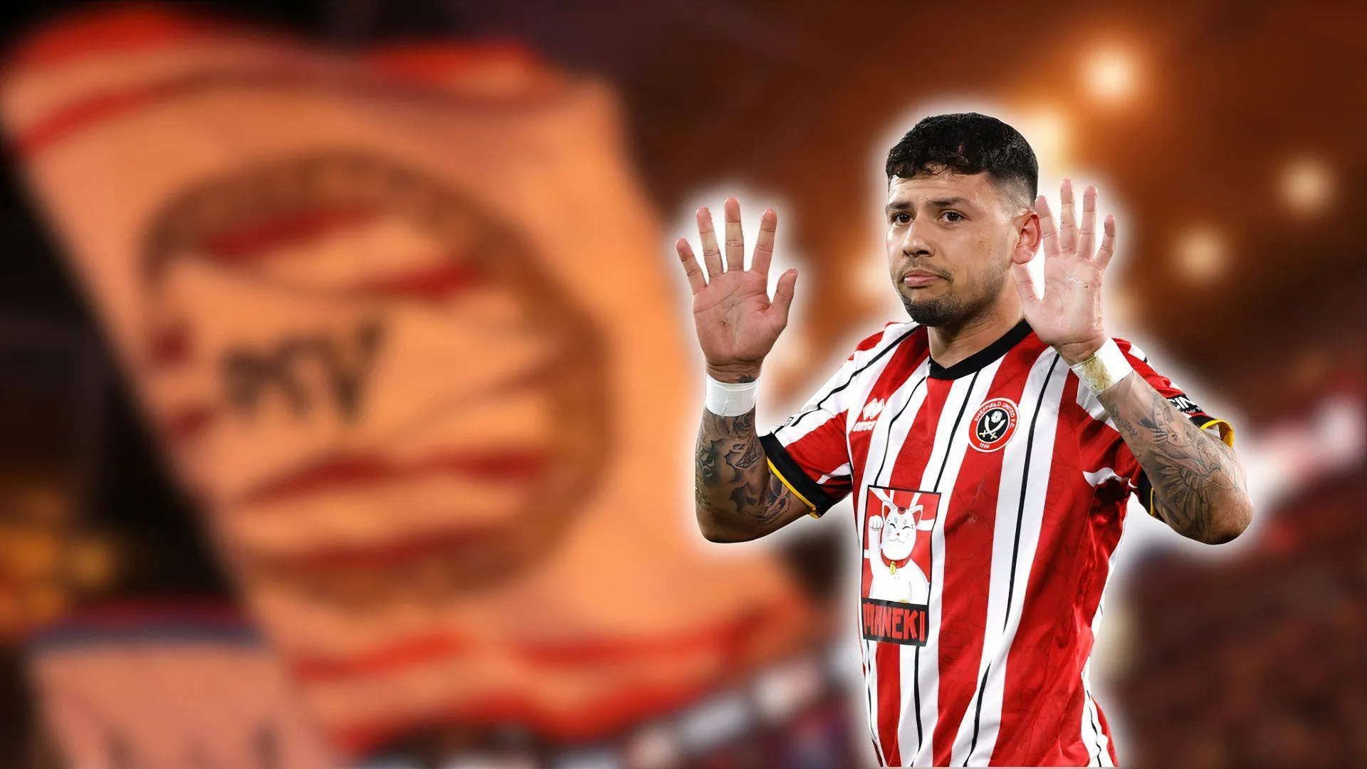 Gus Hamer trong màu áo Sheffield United, mục tiêu của PSV Eindhoven