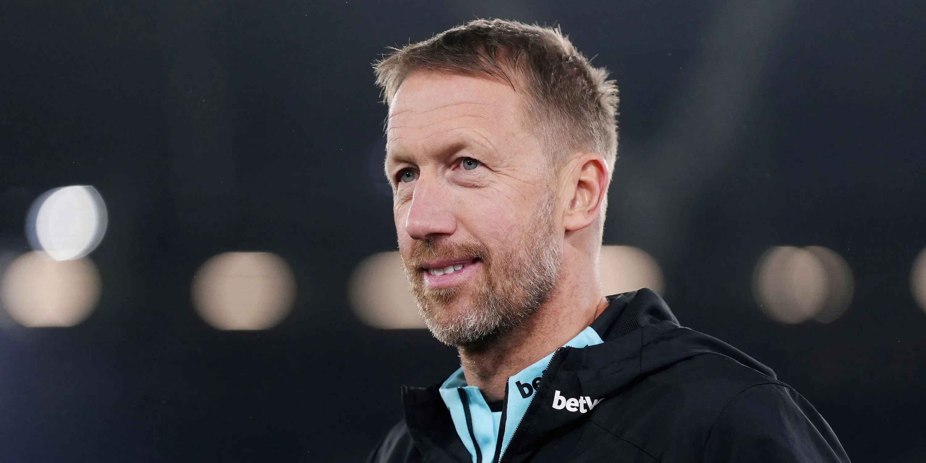 HLV Graham Potter, người đang định hình lại đội hình West Ham thông qua các mục tiêu chuyển nhượng.