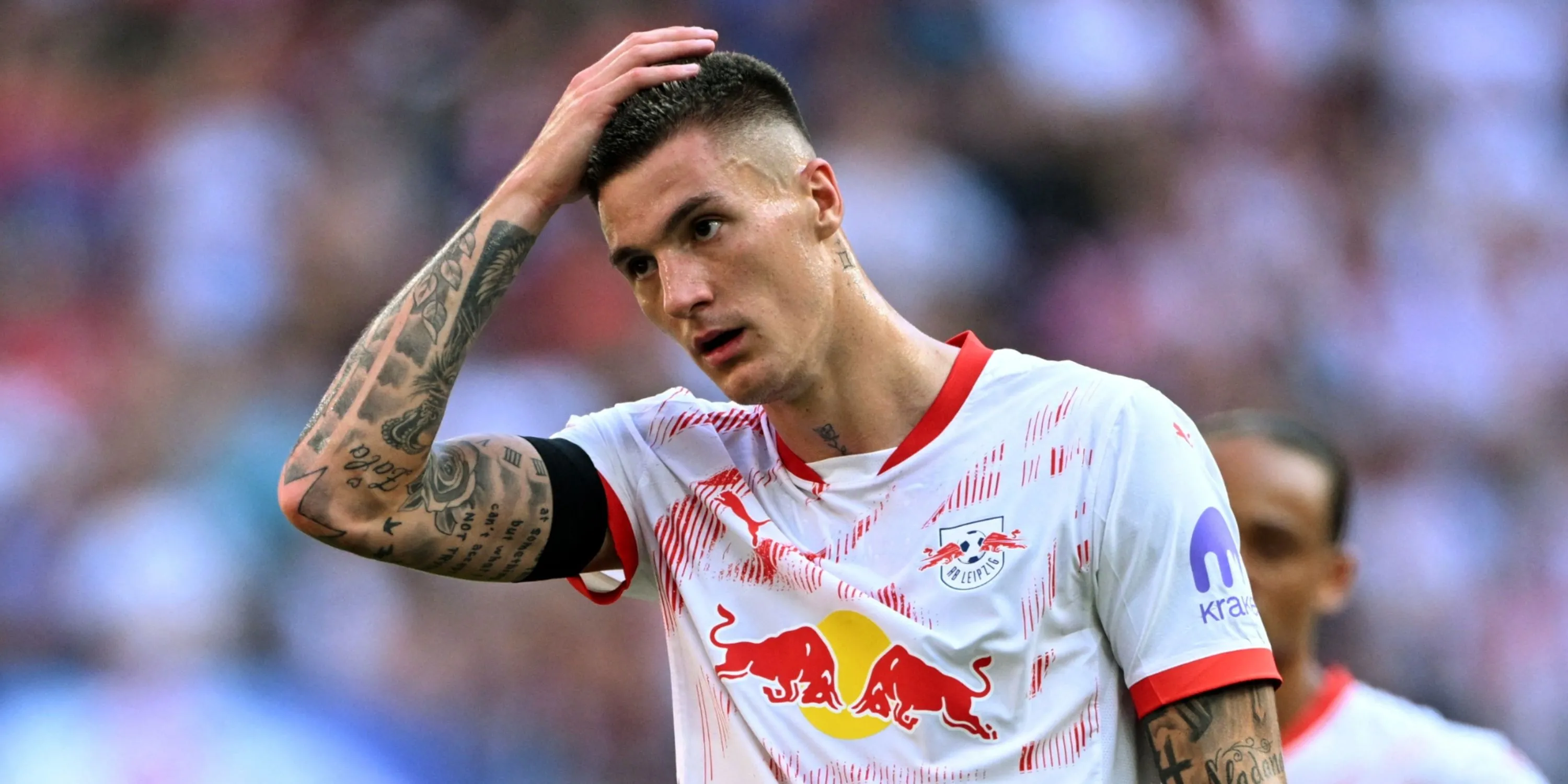 Tiền đạo Benjamin Sesko từng là mục tiêu của Arsenal
