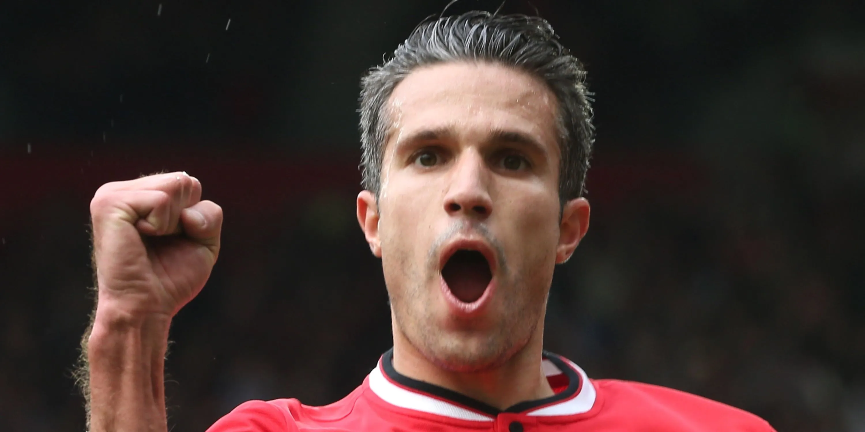 Tiền đạo Robin van Persie trong màu áo Manchester United