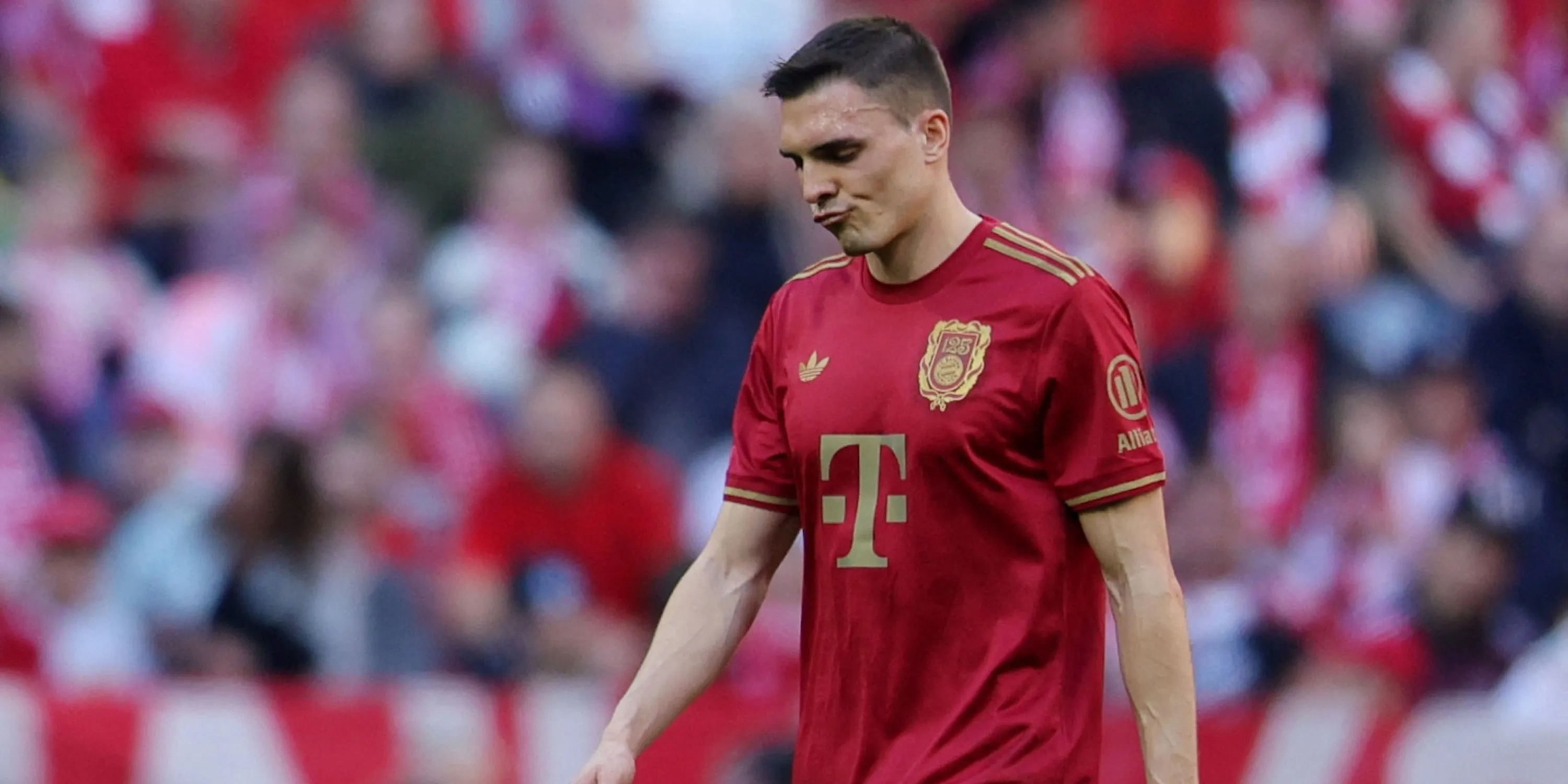 Tiền vệ João Palhinha trong màu áo Bayern Munich, người có thể rời đi và được Tottenham quan tâm.