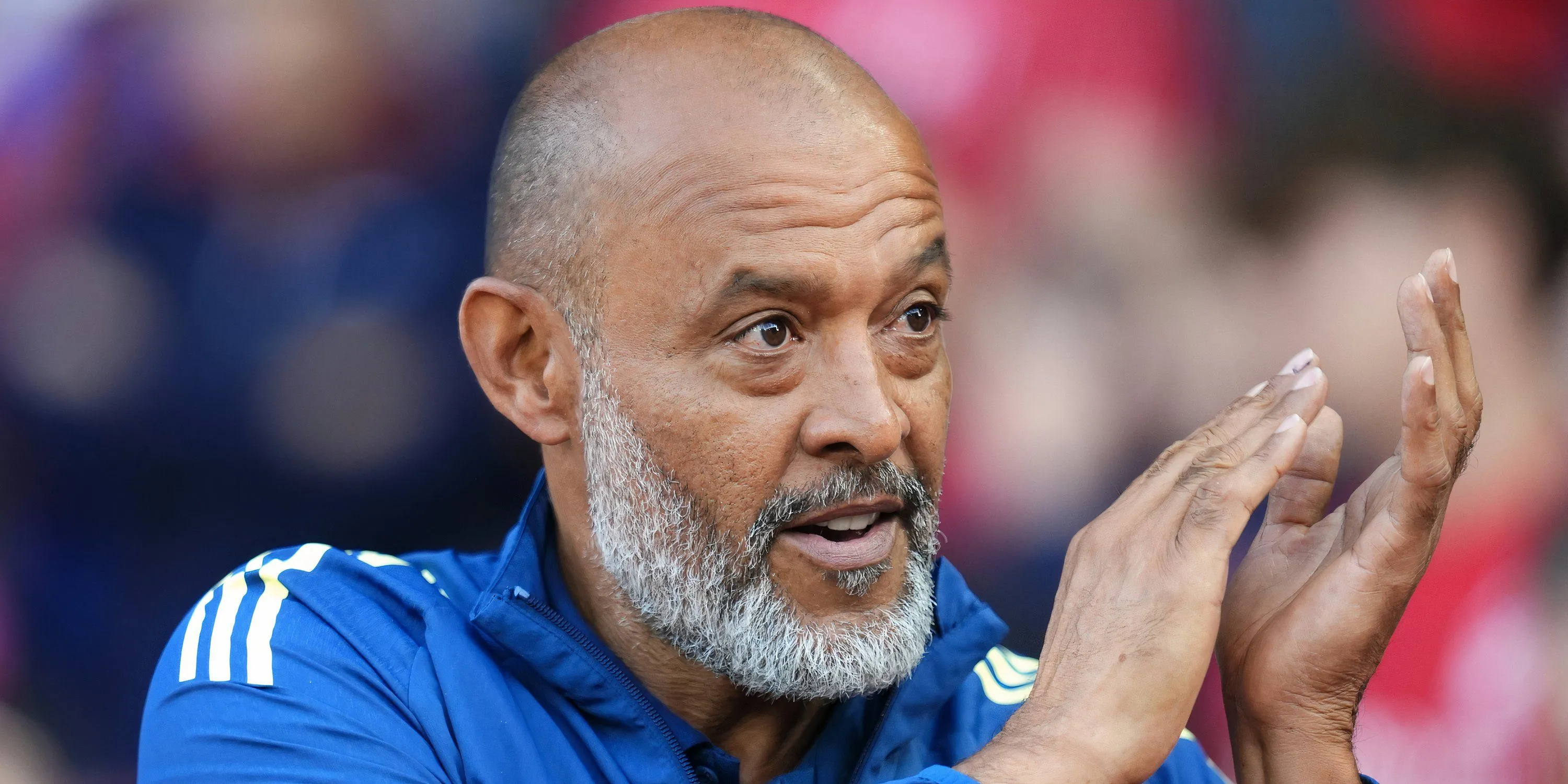 HLV Nuno Espirito Santo của Nottingham Forest trong buổi họp báo trước trận đấu