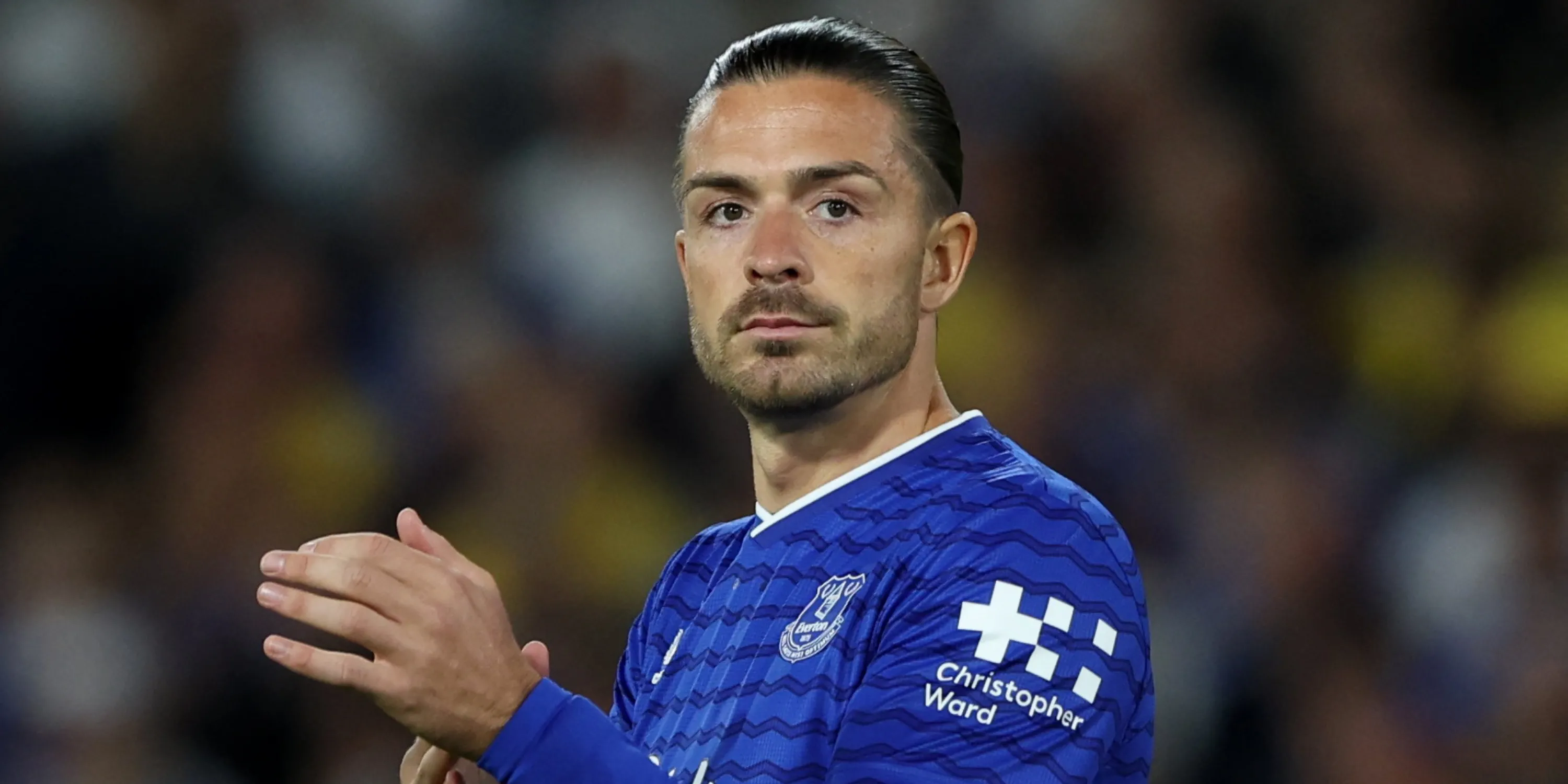 Jack Grealish trong màu áo Everton, một tân binh hứa hẹn